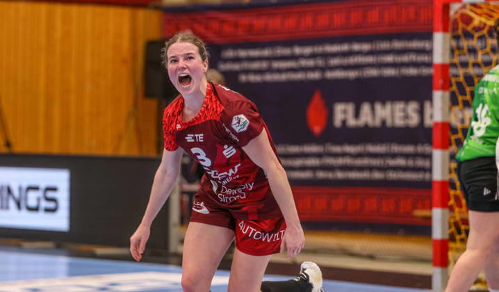 GER, Bensheim, HSG Bensheim Auerbach Flames vs HSG Blomberg Lippe, Alsco Handball Bundesliga Frauen, Handball, DHB, Spielzeit 2025 2026, Weststadthalle Bensheim, 19 Spieltag im Bild v l DFB DFL REGULATIONS PROHIBIT ANY USE OF PHOTOGRAPHS AS IMAGE SEQUENCES AND OR QUASI VIDEO, 28 02 2026 Copyright: HMBxMedia HendrikxHamelau