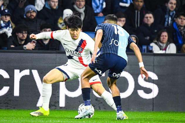 FOOTBALL : AC Le Havre vs Paris SG - Ligue 1 McDonald s - JournÃ e 24 - 28 02 2026 Kang-in Lee (Paris SG) Le HavreFrance  Copyright: xBaptistexAutissierx