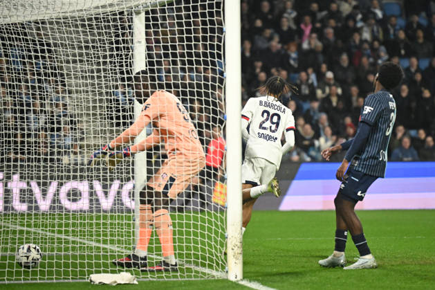Le Havre Athletic Club v Paris Saint-Germain - Ligue 1 McDonald s 2025 2026 29 Bradley BARCOLA (psg) during the Ligue 1 McDonald s match between Le Havre and Paris at Stade Oceane on February 28, 2026 in Le Havre, France. Le Havre France  Copyright: xFEPx 776348301
