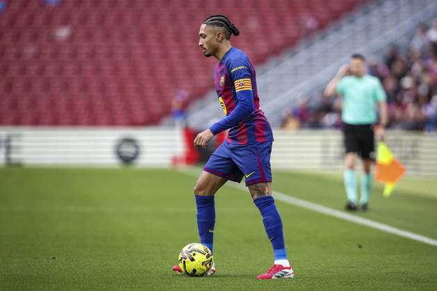 FC Barcelona, Barca v Villarreal CF - LaLiga EA Sports Raphina of FC Barcelona controls the ball during the La Liga EA Sports 2025 26 match between FC Barcelona and Villarreal CF at Spotify Camp Nou Stadium in Barcelona, Spain, on February 2026. Barcelona Catalonia Spain  Copyright: xGongorax originalFilename:bonilla-fcbarcel260228_npREo