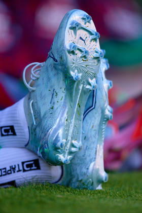 Valencia CF v Osasuna - LaLiga EA Sports VALENCIA, SPAIN - MARCH 1: Puma boots prior to the LaLiga EA Spots match between Valencia CF and Osasuna at Estadio Mestalla on March 1, 2026 in Valencia, Spain. (Photo by Jose Torres Photo Players Images Magara Press) Valencia Estadio Mestalla Spain Copyright: xJosexTorresx