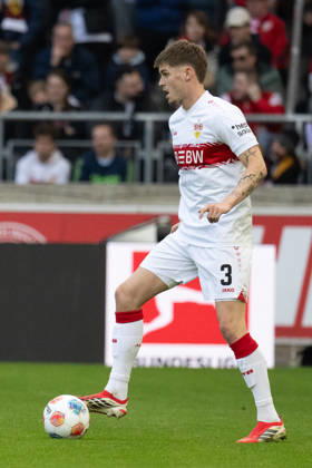 Ramon Hendriks VfB Stuttgart, 03 GER, VfB Stuttgart vs VfL Wolfsburg, Football, Men, 1 Bundesliga, 24 Matchday, Season 2025 2026, 01 03 2026, DFL DFB REGULATIONS PROHIBIT ANY USE OF PHOTOGRAPHS AS IMAGE SEQUENCES AND OR QUASI VIDEO, GER, VfB Stuttgart vs VfL Wolfsburg, Football, Men, 1 Bundesliga, 24 Matchday, Season 2025 2026, 01 03 2026 Stuttgart Copyright: xEibner-Pressefoto WolfgangxFrankx EP_WFK