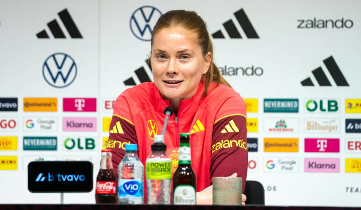 Football, Women, Germany national team, Press conference