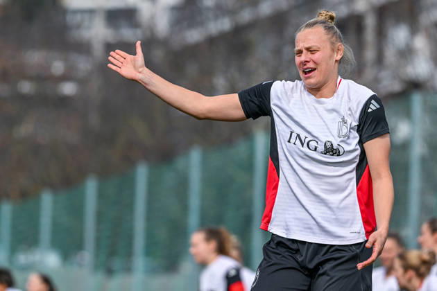 Football, Women, National team Belgium, Training