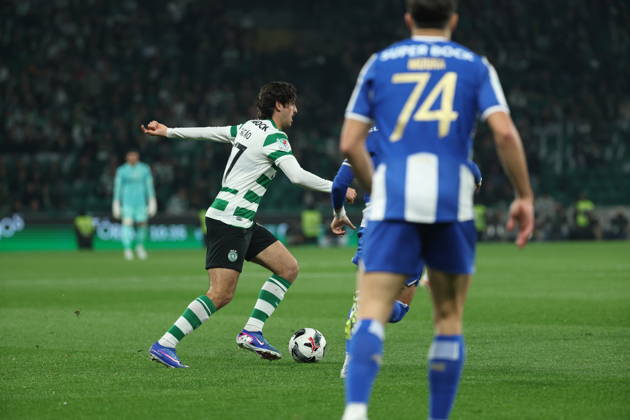 Francisco Trincao (Sporting CP) in action during the match between Sporting CP and FC Porto , valid for Taca de Portugal Generali Tranquilidade 2025 26 Semi Finals at Estadio Jose Alvalade on 3 March 2026. Lisbon Estadio Jose Alvalade Lisbon Portugal Copyright: xIMAGOx xPRIMExSPORTSxIMAGESx xFILIPExOLIVEIRAx