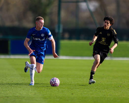 - Chelsea U18 v Manchester City U18, FA Youth Cup, Fifth Round, Kingsmeadow, London, England. - Monday 9th February 2026 (C) Alex Ferrelly Crystal Pix Reggie Watson of Chelsea U18. - Chelsea U18 v Manchester City U18, FA Youth Cup, Fifth Round, Kingsmeadow, London, England. - Monday 9th February 2026 (C) Alex Ferrelly Crystal Pix London Kingsmeadow United Kingdom Copyright: xAlexxFerrellyx Alex_Chelsea_U18_Fulham_U18_U18PremierLeague_03032026_AF__086