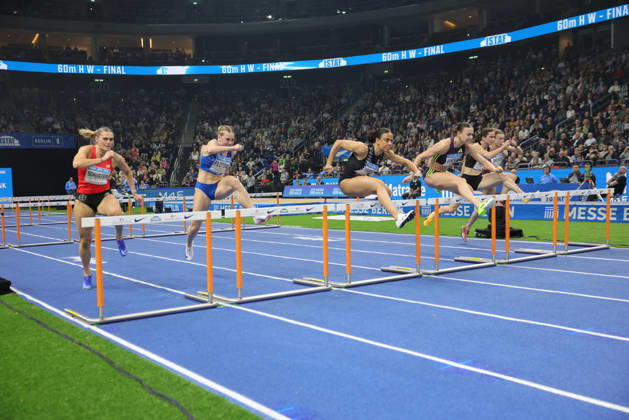 BERLIN, GERMANY - MARCH 6: 60 m hurdles women, during the ISTAF Indoor Berlin at Uber Arena Berlin, March 6, 2026 in Berlin, Germany. Berlin Germany Copyright: xx