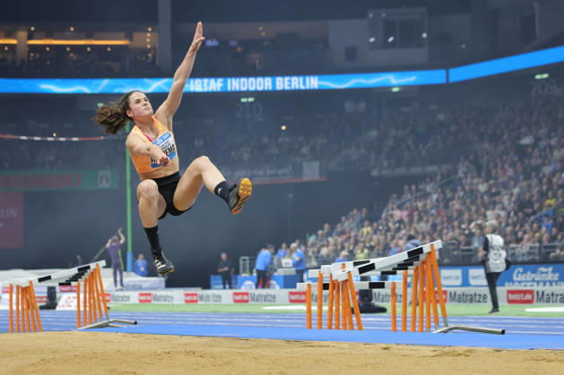 BERLIN, GERMANY - MARCH 6: Pauline HONDEMA (NED), Long Jump Women, during the ISTAF Indoor Berlin at Uber Arena Berlin, March 6, 2026 in Berlin, Germany. Berlin Germany Copyright: xx