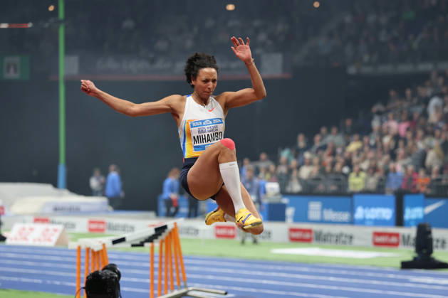 BERLIN, GERMANY - MARCH 6: Malaika MIHAMBO (GER), Long Jump Women, during the ISTAF Indoor Berlin at Uber Arena Berlin, March 6, 2026 in Berlin, Germany. Berlin Germany Copyright: xO.Frankex
