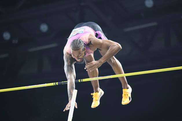 BERLIN, GERMANY - MARCH 6: Bo Kanda LITA BAEHRE (GER) Düsseldorf Athletics, Pole Vault, during the ISTAF Indoor Berlin at Uber Arena Berlin, March 6, 2026 in Berlin, Germany. Berlin Germany Copyright: xO.Frankex