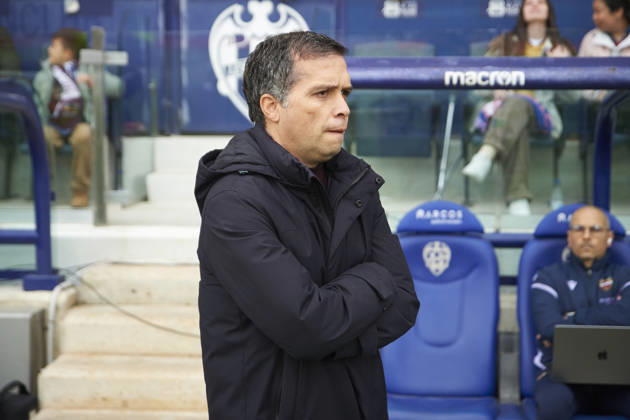 head coach Luis Castro Levante UD during the LaLiga EA Sports match between Levante UD and Girona FC at Ciudad de Valencia on March 7, 2026 in Valencia, Spain Photo by Maria Jose Segovia DeFodi Images
