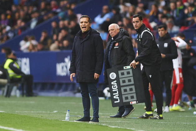 head coach Luis Castro Levante UD during the LaLiga EA Sports match between Levante UD and Girona FC at Ciudad de Valencia on March 7, 2026 in Valencia, Spain Photo by Maria Jose Segovia DeFodi Images