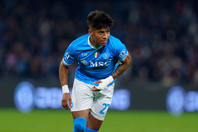 SSC Napoli v Torino FC - Serie A Enilive Alisson Santos of SSC Napoli celebrates after scoring first goal during the serie Serie A Enilive match between SSC Napoli and Torino FC at Stadio Diego Armando Maradona on March 6, 2026 in Naples, Italy Naples Stadio Diego Armando Maradona Naples Italy Copyright: xGiuseppexMaffiax 260306_SerieA_Napoli-Torino_GM_06799