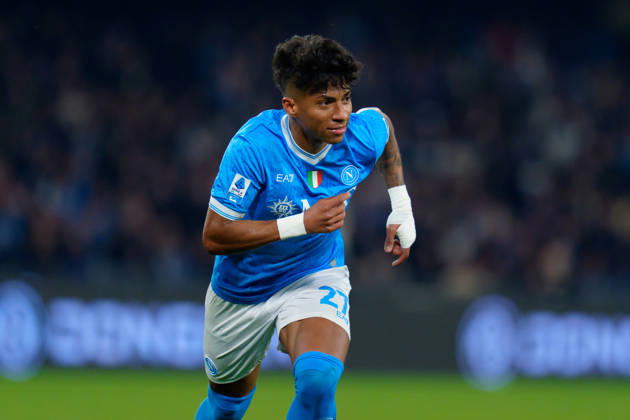 SSC Napoli v Torino FC - Serie A Enilive Alisson Santos of SSC Napoli celebrates after scoring first goal during the serie Serie A Enilive match between SSC Napoli and Torino FC at Stadio Diego Armando Maradona on March 6, 2026 in Naples, Italy Naples Stadio Diego Armando Maradona Naples Italy Copyright: xGiuseppexMaffiax 260306_SerieA_Napoli-Torino_GM_06804