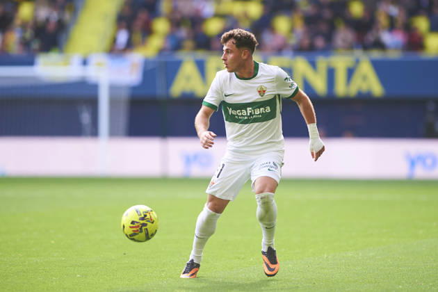 German Valera Elche CF during the LaLiga EA Sports match between Villarreal CF and Elche CF at Estadio de la Ceramica on March 8, 2026 in Villarreal, Spain Photo by Maria Jose Segovia DeFodi Images