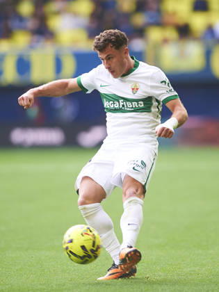 German Valera Elche CF during the LaLiga EA Sports match between Villarreal CF and Elche CF at Estadio de la Ceramica on March 8, 2026 in Villarreal, Spain Photo by Maria Jose Segovia DeFodi Images