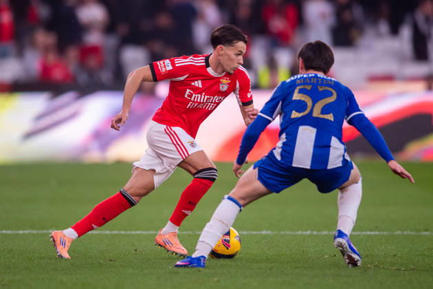 March 8, 2026, Lisboa, Lisboa, Portugal: LISBOA, PORTUGAL - MARCH 08: AMAR DEDIC from SL Benfica is seen on action during the Liga Portugal Betclic 2025 26 League match between SL Benfica and FC Porto, at Estadio do Lisboa e Benfica on March 08, 2026 in Lisboa, Portugal Lisboa Portugal - ZUMAl192 20260308_zsp_l192_040 Copyright: xMiguelxLemosx