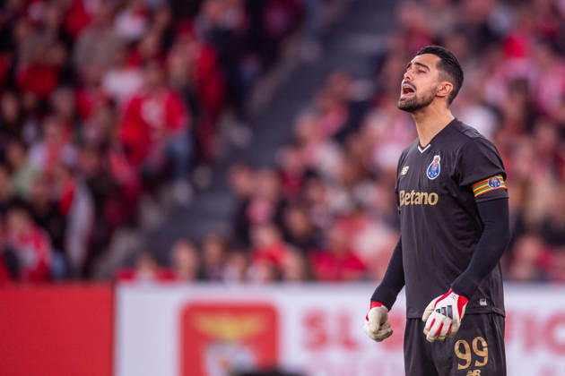 March 8, 2026, Lisboa, Lisboa, Portugal: LISBOA, PORTUGAL - MARCH 08: DIOGO COSTA from FC Porto is seen reacting to the game during the Liga Portugal Betclic 2025 26 League match between SL Benfica and FC Porto, at Estadio do Lisboa e Benfica on March 08, 2026 in Lisboa, Portugal Lisboa Portugal - ZUMAl192 20260308_zsp_l192_043 Copyright: xMiguelxLemosx