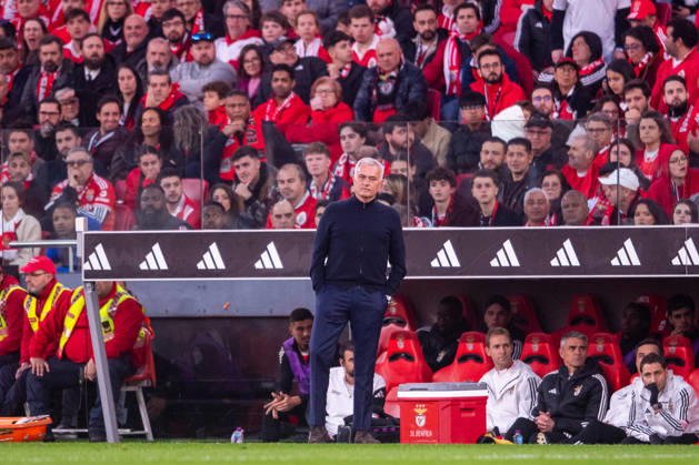 March 8, 2026, Lisboa, Lisboa, Portugal: LISBOA, PORTUGAL - MARCH 08: JOSE MOURINHO head coach of SL Benfica is seen during the Liga Portugal Betclic 2025 26 League match between SL Benfica and FC Porto, at Estadio do Lisboa e Benfica on March 08, 2026 in Lisboa, Portugal Lisboa Portugal - ZUMAl192 20260308_zsp_l192_045 Copyright: xMiguelxLemosx