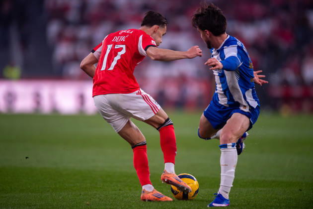 March 8, 2026, Lisboa, Lisboa, Portugal: LISBOA, PORTUGAL - MARCH 08: AMAR DEDIC from SL Benfica is seen on action during the Liga Portugal Betclic 2025 26 League match between SL Benfica and FC Porto, at Estadio do Lisboa e Benfica on March 08, 2026 in Lisboa, Portugal Lisboa Portugal - ZUMAl192 20260308_zsp_l192_056 Copyright: xMiguelxLemosx