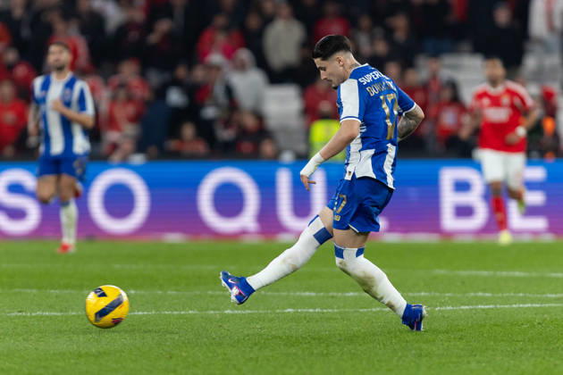 March 8, 2026, Lisbon, Lisbon, Portugal: Porto forward from Spain BORJA SAINZ (17) in action during the game for Liga Portugal Betclic between Benfica and Porto at Estadio da Luz Lisbon Portugal - ZUMAs359 20260308_zsp_s359_219 Copyright: xAlexandrexdexSousax
