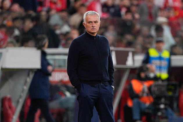 March 8, 2026, Lisbon, Portugal: Jose Mourinho, SL Benfica Coach seen in action during Liga Portugal Betclic football match between SL Benfica and FC Porto at Estadio da Luz..Final score: SL Benfica 2:2 FC Porto Lisbon Portugal - ZUMAs197 20260308_aaa_s197_437 Copyright: xBrunoxdexCarvalhox