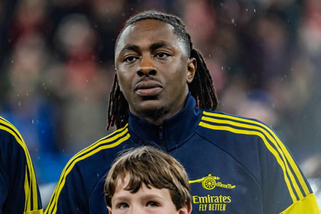 UEFA Champions League 2025 2026 Bayer 04 Leverkusen vs Arsenal, Round of 16 First Round, Wednesday, 11 03 2026 BayArena Nordrhein Westfalen, Germany Eberechi Eze Arsenal, 10 Portrait Portrait Copyright: xCelinaxLeiersx
