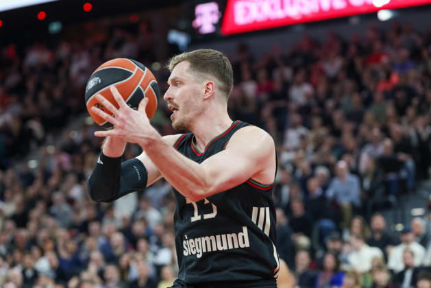 Andreas Obst FC Bayern Basketball, 13 , GER, FC Bayern Basketball vs Anadolu Efes Istanbul, Basketball, Euroleague, 31 Matchday, Season 2025 2026, 12 03 2026, GER, FC Bayern Basketball vs Anadolu Efes Istanbul, Basketball, Euroleague, 31 Matchday, Season 2025 2026, 12 03 2026 Munich Copyright: xEibner-Pressefoto JennixMaulx EP_JML