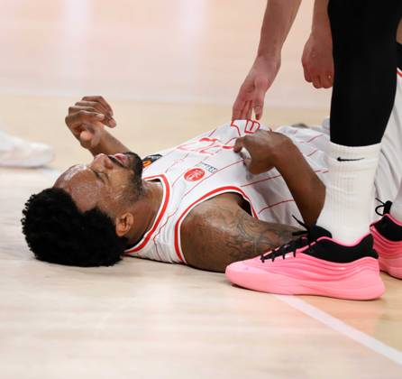 March 13, 2026, Sabadell, Barcelona, Spain: Barcelona Spain 13.03.2026 Levi Randolph (Hapoel Ibi Tel Aviv) looks during the Basketball Euroleague match between FC Barcelona, Barca and Hapoel Ibi Tel Aviv at Palau Blaugrana on13 March 2026 in Barcelona. Basketball Euroleague: FC Barcelona 75-80 Hapoel Ibi Tel Aviv - ZUMAu50_ 20260313_zsp_u50_003 Copyright: xXavixUrgelesx