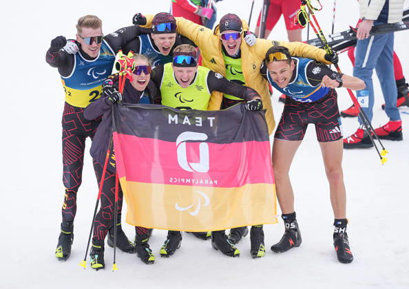 Milano Cortina 2026, Paralympics, cross-country skiing, Germany wins silver in the 4x2.5km relay