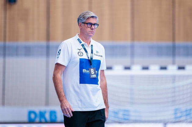 Runar Sigtryggsson HSG Wetzlar, Coach GER, GWD Minden vs HSG Wetzlar, Handball, 1 Bundesliga, 25 Matchday, Season 2025 2026, 14 03 2026 GER, GWD Minden vs HSG Wetzlar, Handball, 1 Bundesliga, 25 Matchday, Season 2025 2026, 14 03 2026 Minden Copyright: xEibner-Pressefoto JanxRollingerx EP_JSK