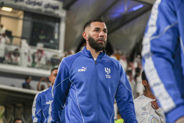 Saudi Arabia Football Saudi Pro League 2025 2026, Matchday 26 Al Fateh FC vs 1Al Hilal Maydan Tamweel Aloula Saudi Arabia Karim Benzema Al Hilal, 90 Copyright: xOumaimaxSouaidix