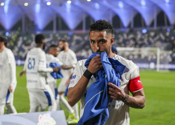 Saudi Arabia Football Saudi Pro League 2025 2026, Matchday 26 Al Fateh FC vs 1Al Hilal Maydan Tamweel Aloula Saudi Arabia Salem Al Dawsari Al Hilal, 29 Copyright: xOumaimaxSouaidix