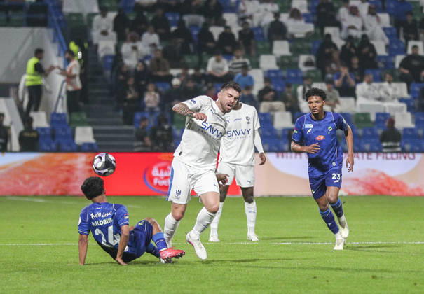 Saudi Arabia Football Saudi Pro League 2025 2026, Matchday 26 Al Fateh FC vs 1Al Hilal Maydan Tamweel Aloula Saudi Arabia Ruben Neves Ruben Neves Al Hilal, 8 Mahdi Al Aboud Al Fateh, 24 Copyright: xOumaimaxSouaidix