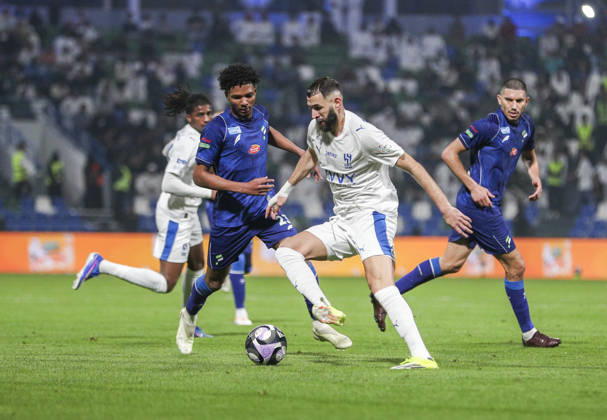 Saudi Arabia Football Saudi Pro League 2025 2026, Matchday 26 Al Fateh FC vs 1Al Hilal Maydan Tamweel Aloula Saudi Arabia Karim Benzema Al Hilal, 90 Wesley Delgado Al Fateh, 23 Copyright: xOumaimaxSouaidix