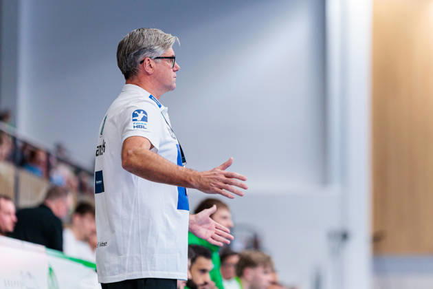 Runar Sigtryggsson HSG Wetzlar, Coach GER, GWD Minden vs HSG Wetzlar, Handball, 1 Bundesliga, 25 Matchday, Season 2025 2026, 14 03 2026 GER, GWD Minden vs HSG Wetzlar, Handball, 1 Bundesliga, 25 Matchday, Season 2025 2026, 14 03 2026 Minden Copyright: xEibner-Pressefoto JanxRollingerx EP_JSK