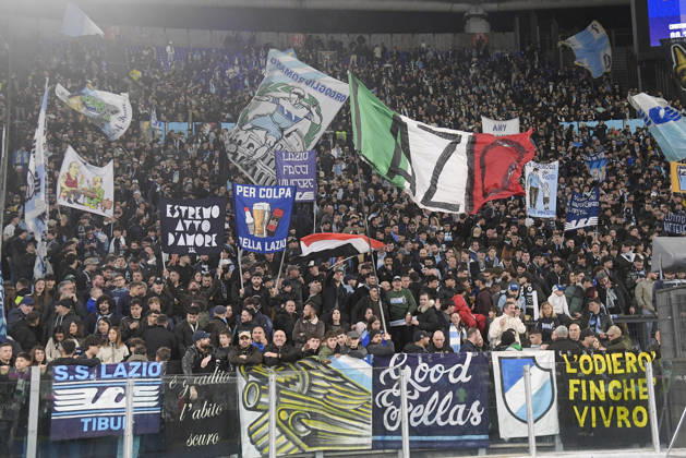 Lazio supporter during the Serie A Enilive soccer match between SS Lazio and AC Milan at the Rome s Olympic stadium, Italy - Sunday, March 15, 2026. - Soccer. Copyright: xFabrizioxCorradetti LaPressex