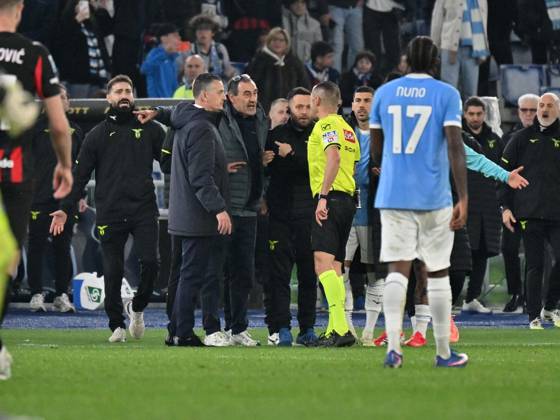 Foto IPP Felice De Martino Roma 15 03 2026 Calcio Campionato serie A 2025-2026 Lazio - Milan Nella foto: l allenatore Maurizio Sarri Italy Photo Press World Copyright italy ITALY Copyright: xR4924_italyphotopressx