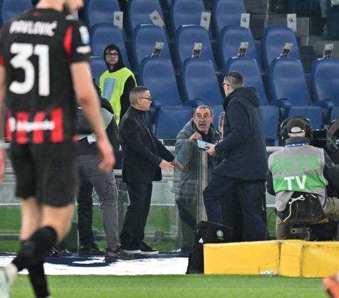 Foto IPP Felice De Martino Roma 15 03 2026 Calcio Campionato serie A 2025-2026 Lazio - Milan Nella foto: l allenatore Maurizio Sarri Italy Photo Press World Copyright italy ITALY Copyright: xR4924_italyphotopressx