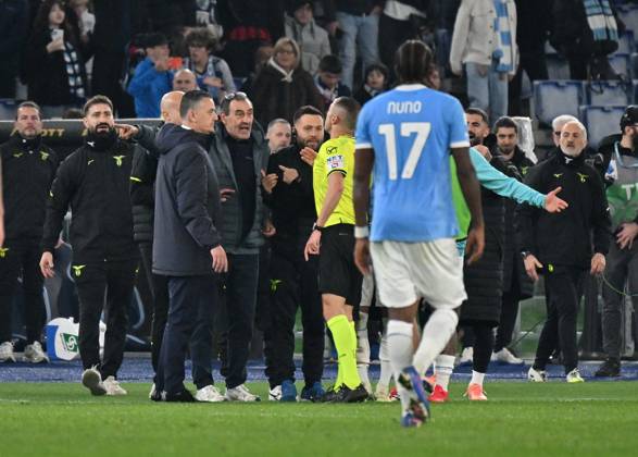 Foto IPP Felice De Martino Roma 15 03 2026 Calcio Campionato serie A 2025-2026 Lazio - Milan Nella foto: l allenatore Maurizio Sarri Italy Photo Press World Copyright italy ITALY Copyright: xR4924_italyphotopressx