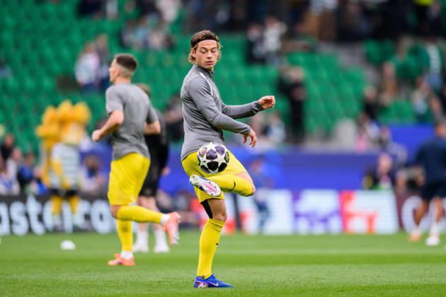260317 Patrick Berg of Bodo Glimt ahead of the UEFA Champions League football match between Sporting CP and Bodo Glimt on March 17, 2026 in Lisbon Photo Marius Simensen BILDBYRAN COP 238 MM0063 bbeng football fotball soccer uefa champions league mesterligaen bodo glimt sporting clube de portugal sporting lisboa sporting lisbon sporting cp Copyright: MARIUSxSIMENSEN BB260317BB599