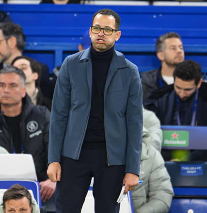 17 March 2026 - Chelsea v Paris Saint-Germain - Champions League - Stamford Bridge. Chelsea v Paris Saint-Germain - Champions League - Stamford Bridge. Chelsea Manager Liam Rosenior. Picture : Mark Pain London England Copyright: xMarkxPainx