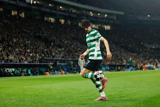 Francisco Trincao seen during UEFA Champions League Round of 16 game between teams of Sporting CP and FK Bodo Glimt at Estadio Jose Alvalade (Maciej Rogowski Ball Raw Images) Lisbon Estadio Jose Alvalade Portugal Copyright: xMaciejxRogowskix maciejrogowski_sporting_bodo_2526_ROG6788