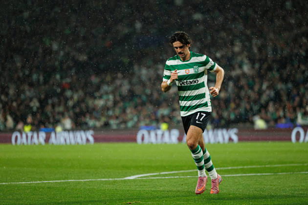 Francisco Trincao seen during UEFA Champions League Round of 16 game between teams of Sporting CP and FK Bodo Glimt at Estadio Jose Alvalade (Maciej Rogowski Ball Raw Images) Lisbon Estadio Jose Alvalade Portugal Copyright: xMaciejxRogowskix maciejrogowski_sporting_bodo_2526_ROG6823