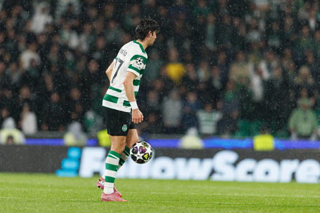 Francisco Trincao seen during UEFA Champions League Round of 16 game between teams of Sporting CP and FK Bodo Glimt at Estadio Jose Alvalade (Maciej Rogowski Ball Raw Images) Lisbon Estadio Jose Alvalade Portugal Copyright: xMaciejxRogowskix maciejrogowski_sporting_bodo_2526_ROG9954