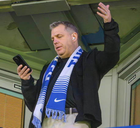 17 March 2026 - Chelsea v Paris Saint-Germain - Champions League - Stamford Bridge. Chelsea v Paris Saint-Germain - Champions League - Stamford Bridge. Chelsea co-owner Todd Boehly. Picture : Mark Pain London England Copyright: xMarkxPainx