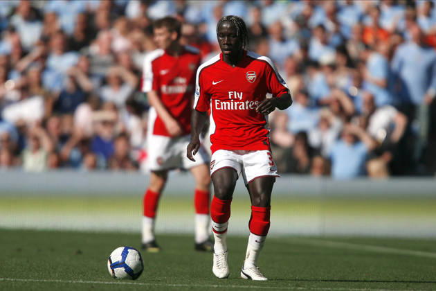 Manchester City V Arsenal, Premier League Bacary Sagna of Arsenal on the ball during the Premier League match between Manchester City and Arsenal at City Of Manchester Stadium on September 12, 2009 in Manchester, England. Manchester City Of Manchester Stadium England United Kingdom Copyright: xAllstarxPicturexLibraryxLtdx