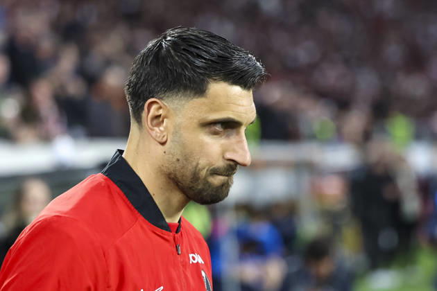 Vincenzo Grifo SC Freiburg, 32 before kick-off , Germany, Football, UEFA Europa League, Round of 16, 2025 2026, SC Freiburg vs KRC Genk, 19 03 2026, Freiburg im Breisgau Europa Park Stadion Germany Copyright: xGrantxHubbsx