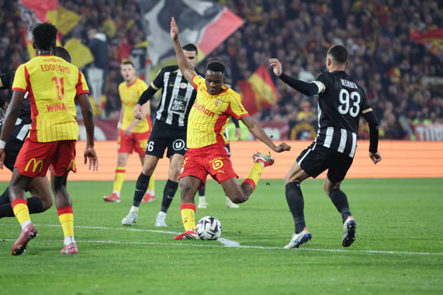 FOOTBALL : RC Lens vs Angers SCO - Ligue 1 J21 - 20 03 2026 Mamadou SANGARE (RC Lens) lors du match RC Lens vs Angers SCO, Ligue 1 J27, stade Bollaert-Delelis, le 20 mars 2026 - photo Laurent Sanson PsnewZ  Copyright: xLaurentxSANSONx xPsnewZx