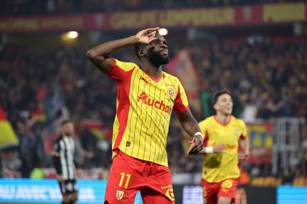 FOOTBALL : RC Lens vs Angers SCO - Ligue 1 J21 - 20 03 2026 Joie de Odsonne EDOUARD (RC Lens) apres son but lors du match RC Lens vs Angers SCO, Ligue 1 J27, stade Bollaert-Delelis, le 20 mars 2026 - photo Laurent Sanson PsnewZ  Copyright: xLaurentxSANSONx xPsnewZx